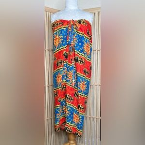 Bobbie Brooks wrap around maxi skirt